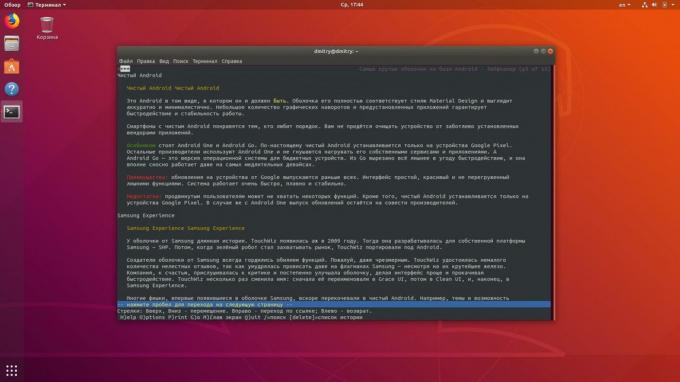 Linux terminal vam omogoča brskanje po internetu