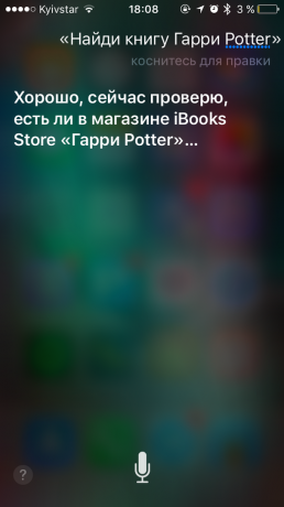 Siri ukaz: iskanje knjig