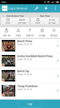 Exercise.com: aplikacija