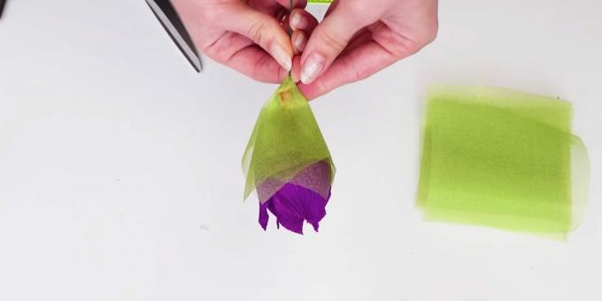 DIY šopek sladkarij: okrasite čašne liste
