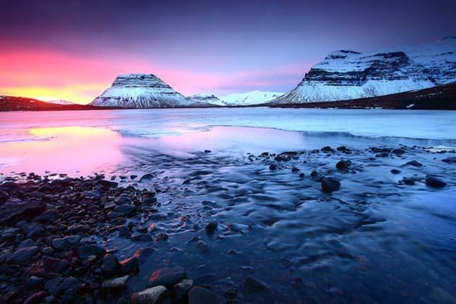 Sončni zahod na Islandiji