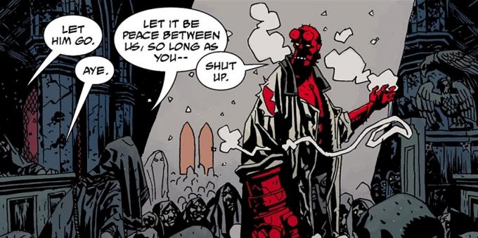 Hellboy: Hellboy Kaj lahko in kaj ima s svojo roko