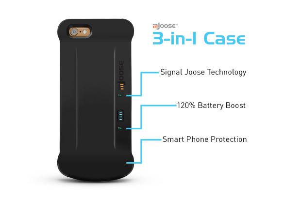 mJoose Case-baterija dopolnjena mobilnega signala