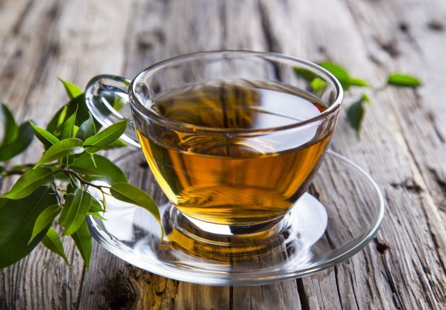 maščobna hrana kurjenje: zeleni čaj