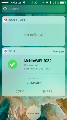 Wi-Fi Widget prikazuje teste in informacije o brezžičnem omrežju na iOS zaklenjenem zaslonu