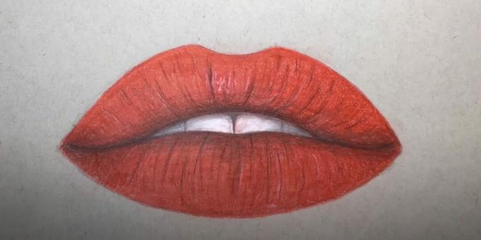 Kako barvati ustnice: dodajte sence 