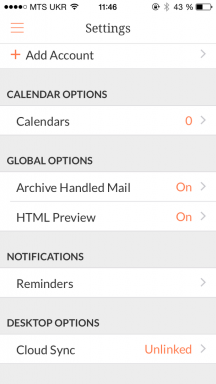 Ročaj za iOS - pošte, opomnike in koledar v enotnem zahtevku