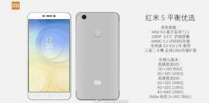 Mreža ima lastnosti in cene prihodnjega Xiaomi redmi 5 pametni telefon