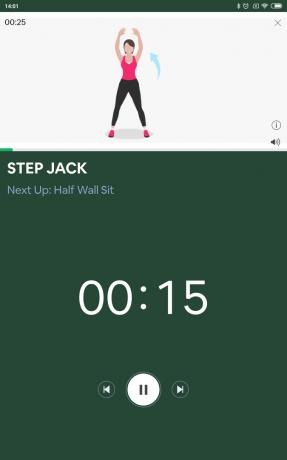 7-minutna aplikacija za vadbo