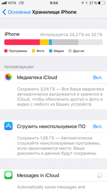 V 11. je iOS Apple rešili problem pomanjkanja prostora