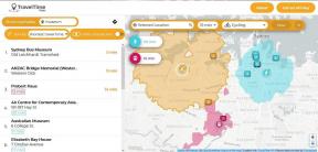 TravelTime Maps storitev, vam lahko pomaga najti v bližini zanimivosti