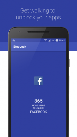 StepLock: sprehod in odklepanje aplikacij