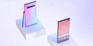 Kaj bo Samsung Galaxy Note 10: svetlo koncept z znanim zasnovo