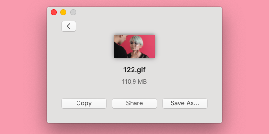 Gifski - brezplačen pretvornik video v GIF za Mac