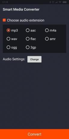 Audio Converter za Android in iOS: 