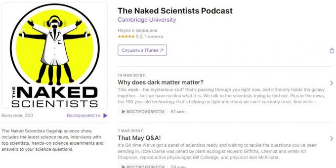 Zanimivo podcast: The Naked Znanstveniki