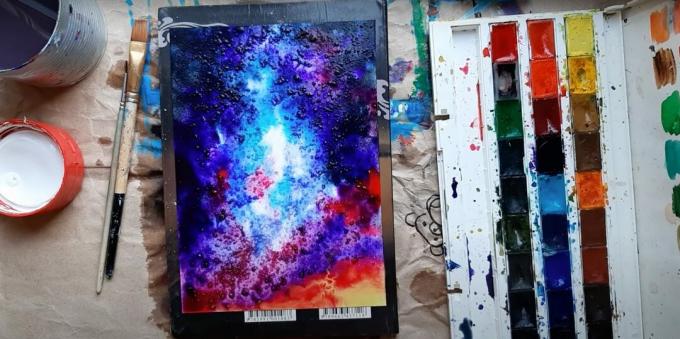 Kako poslikati prostor z akvarelom: dodajte risbo v sol