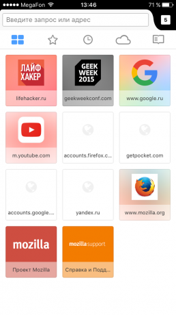 Firefox za iOS