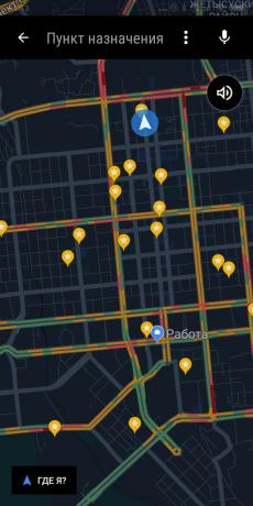 Nočni način Google Maps za Android