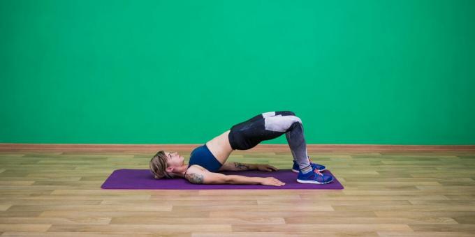 Preproste vaje joge: Bridge Pose
