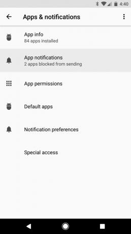 Android O: neprebranih obvestil