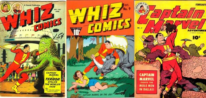 "Shazam!": Majhno podjetje Fawcett Stripi se je odločil, da ustvarite svoj odziv Superman
