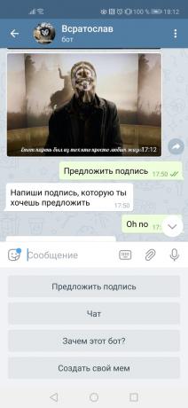 Telegram bot Vsratoslav