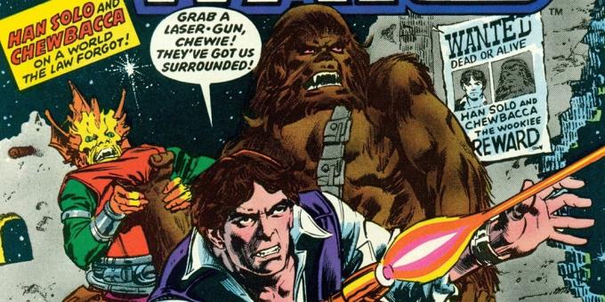 George Lucas: sprožila vrsto stripa Marvel, in trg je začel literarno skript pred sprostitvijo filma, povzeto po knjigi