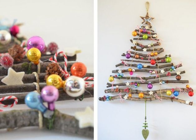 Okrasitev božičnega drevesa: alternativa