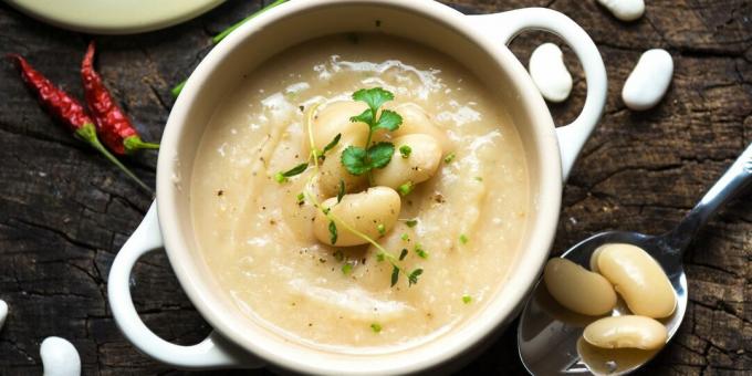 Fižolova kremna juha s krompirjem