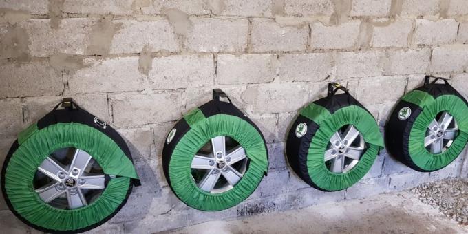 Shranjevanje pnevmatike: Izberi lokacijo
