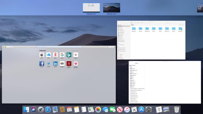 Konfiguracija na Mac navideznih namizij