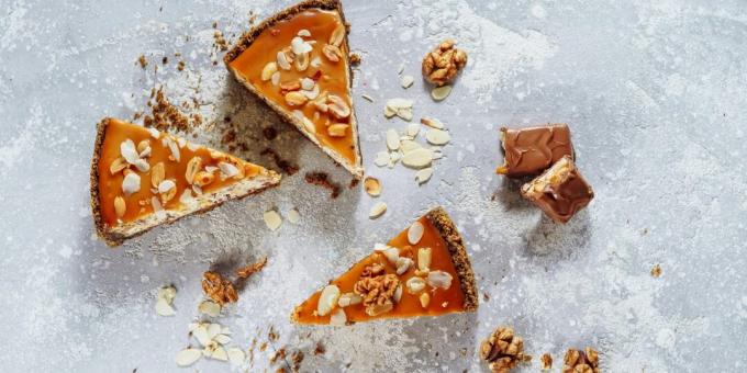 Cheesecake Snickers. Bolje kot katera koli slaščičarna