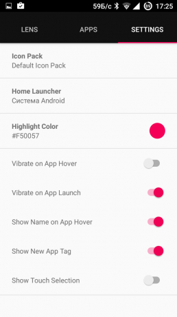 Launcher za Android Lens zaganjalnik 