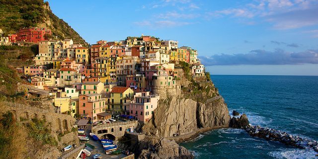 mesta v Italiji: Cinque Terre