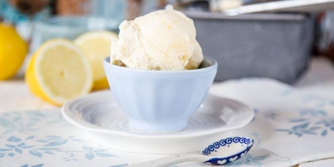 Kako narediti limonin sladoled