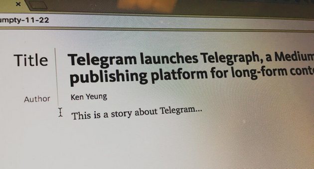 posodobljena telegram