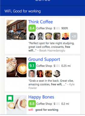 Posodobljeno Foursquare gre za Windows Phone