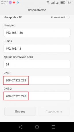 Kako ustanoviti DNS-strežnik na Androidu