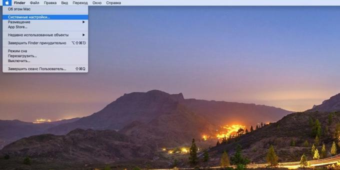 MacOS System Settings: Če želite odpreti nastavitve sistema (Apple)