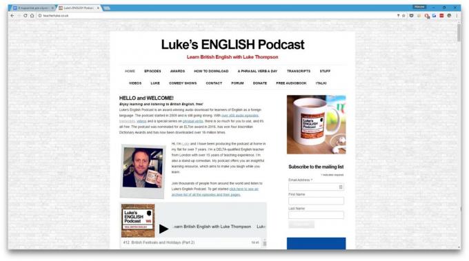 Podcasti se učiti angleščino: Luke angleški Podcast