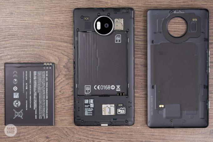 Lumia 950 XL nesestavljeno