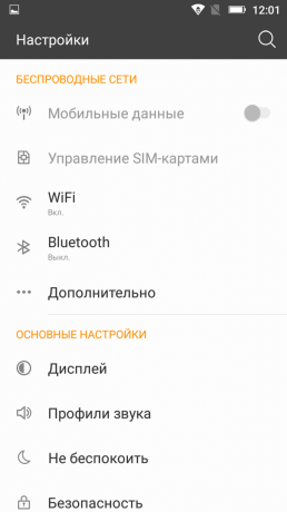 Android Marshmallow: Nastavitve