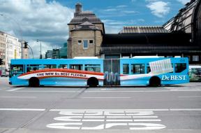 12 zanimivih primerov oglaševanja avtobusov