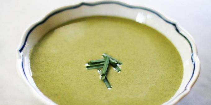 Recepti kremnih juh: kremna juha s špinačo