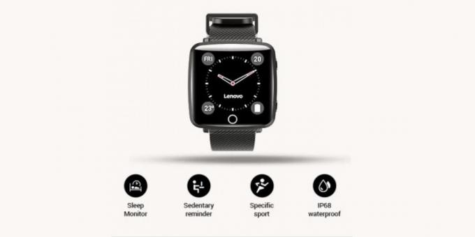 Smartwatch Lenovo Carme s klasično številčnico