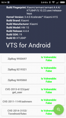VTS za Android bo test vaše pripomoček za ranljivosti