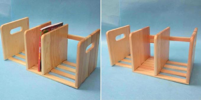 Leseni dodatki za dom: polica za knjige 