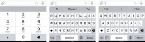 "Yandex. Tipkovnica "- pametna tipkovnica za iOS s podpornimi storitvami," Yandex "