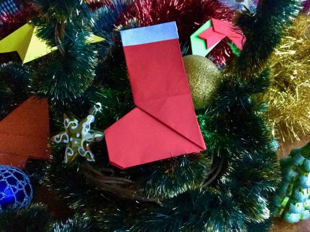 Božično origami